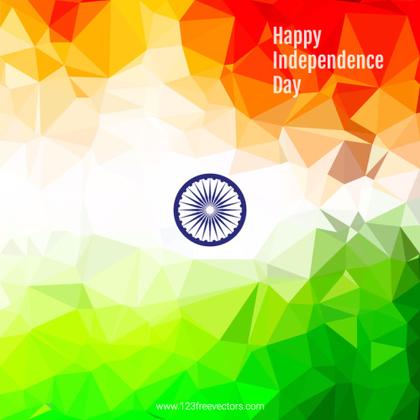 Indian Flag Wallpaper Vector