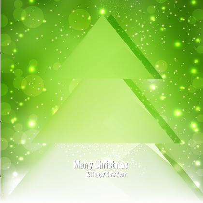 Green Christmas Tree Background