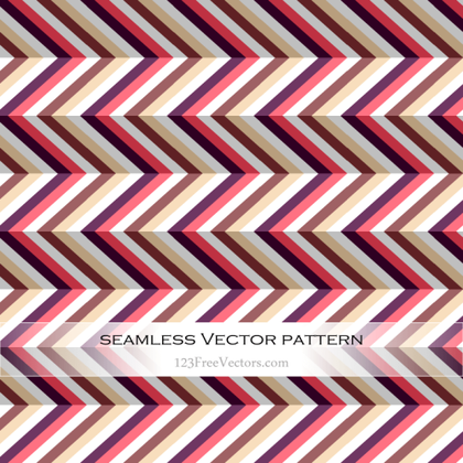 Zigzag Chevron Seamless Pattern Vector Art