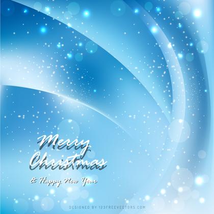 Blue Christmas Background Design