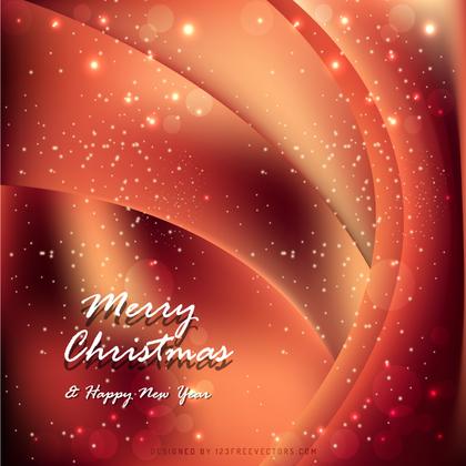 Dark Orange Christmas Background Image