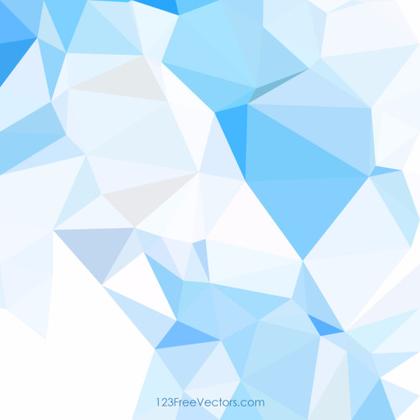 Low Poly Light Blue Background Clip Art