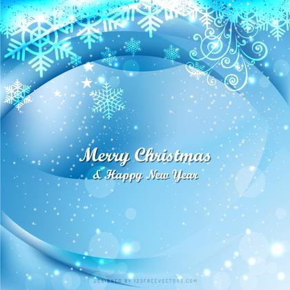 Merry Christmas Blue Background Graphics