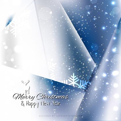 Christmas Sparkles Light Blue Background Template