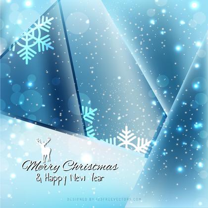 Christmas Sparkles Blue Background