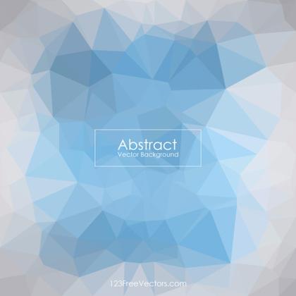 Light Blue Abstract Polygonal Pattern Background Illustrator