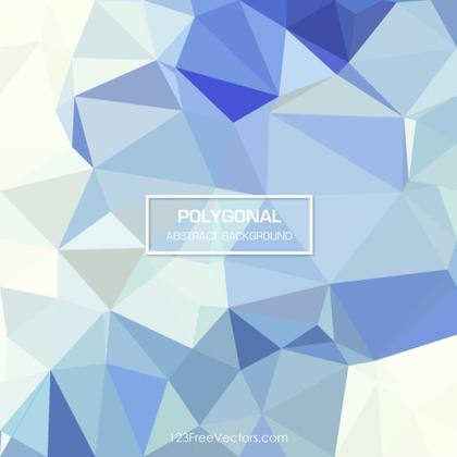 Polygonal Light Blue Pattern Background Vector