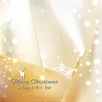 Light Gold Sparkles Christmas Background