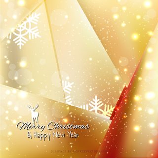 Christmas Sparkles Orange Background Template