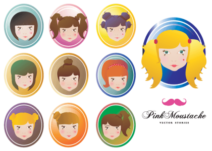 Doll Face Vector Free
