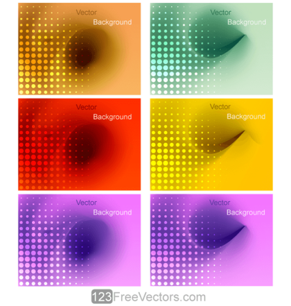 Vector Abstract Gradient Mesh Background