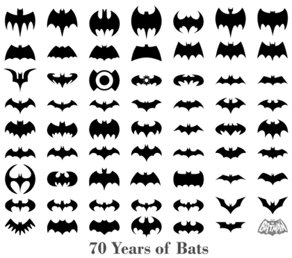 70 Years of Bats – Free Bats Silhouettes Vector