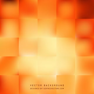 Yellow Orange Square Background Pattern