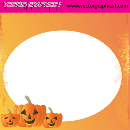 Halloween Vector Art Greeting Card