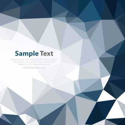 Polygonal Dark Blue Background