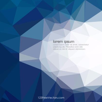 Geometric Polygon Dark Blue Wallpaper Background