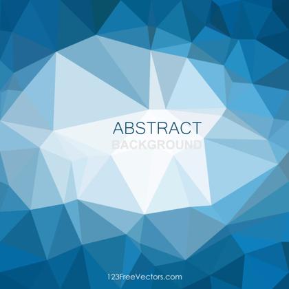 Blue Low Poly Background Design