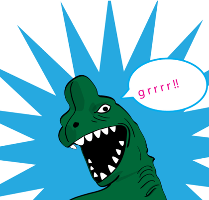 Cartoon T Rex Vector