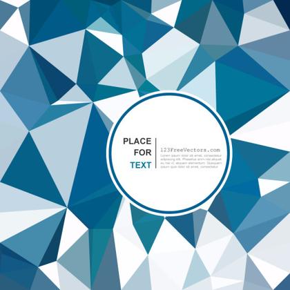 Blue Abstract Low Poly Background Graphics