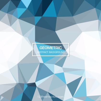 Blue Abstract Polygonal Background Clip Art