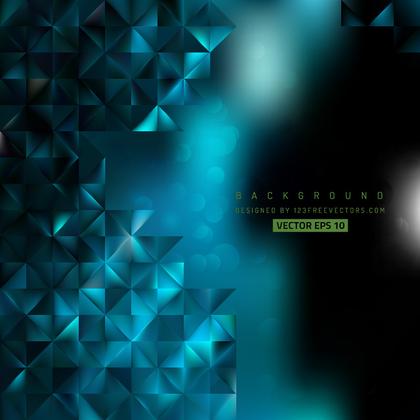 Black Turquoise Background Template