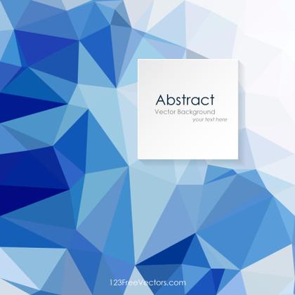 Polygonal Blue Background Clip Art