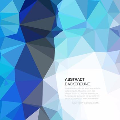 Blue Polygonal Pattern Background Illustrator
