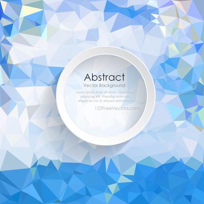 Polygonal Blue Pattern Background Illustrator