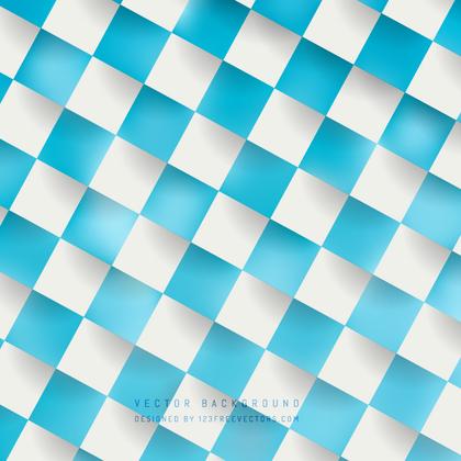 Blue Checkerboard Background Template