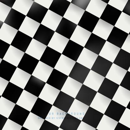 Black Checkered Background