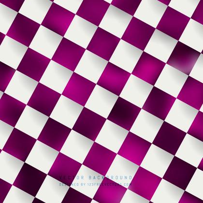 Tyrian Purple Checkerboard Background Design