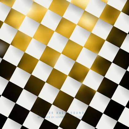 Black Yellow Checkered Pattern Background Clip art