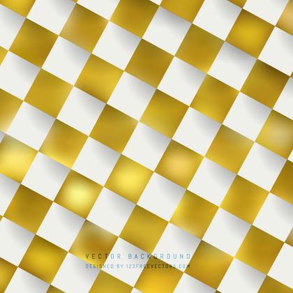 Yellow Checkerboard Background