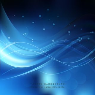 Navy Blue Wave Background Template