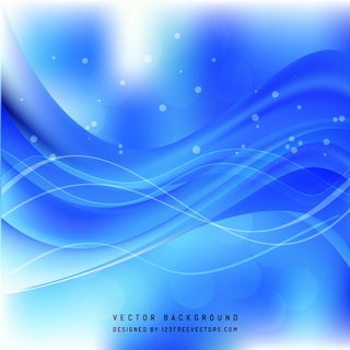 Cobalt Blue Wave Background Design