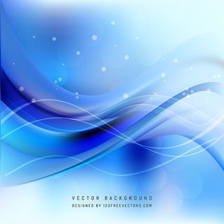 Cobalt Blue Wave Background Template