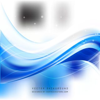 Cobalt Blue Wave Background Image