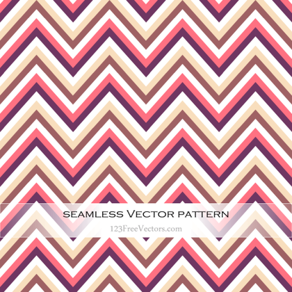 Zigzag Chevron Seamless Pattern Illustration