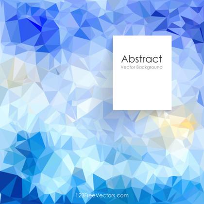 Cobalt Blue Geometric Polygon Background Image