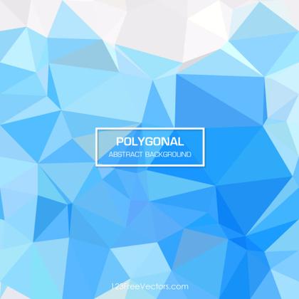 Sky Blue Abstract Low Poly Background Image