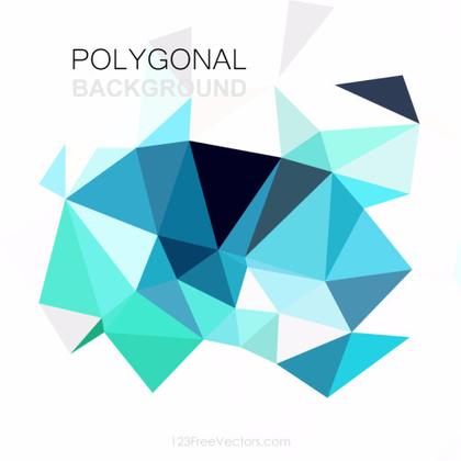 Sky Blue Abstract Low Poly Background Illustrator