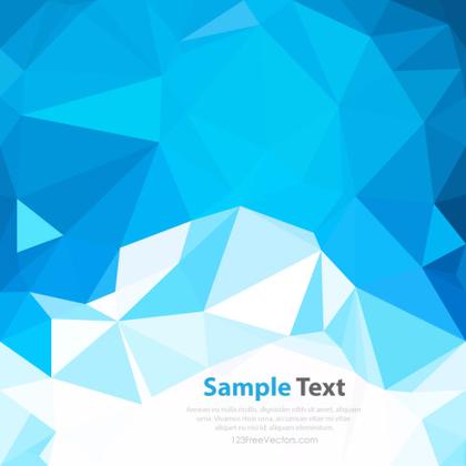 Polygonal Sky Blue Background Illustrator