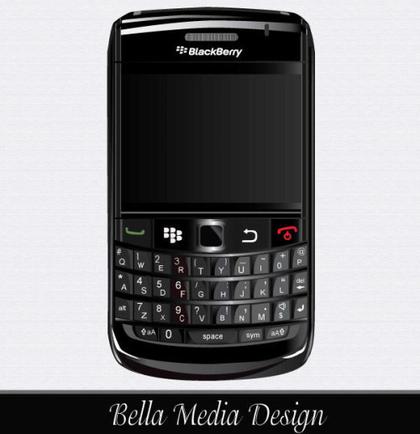 Vector BlackBerry Bold 9700