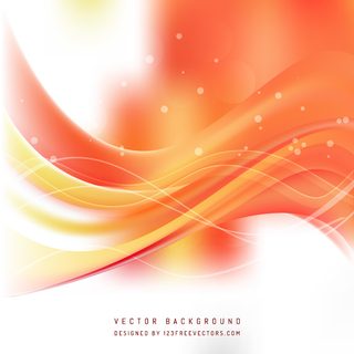 Red Yellow Wave Background