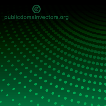 Vector Abstract Green Background Illustration with Halftone Dots