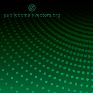 Vector Abstract Green Background Illustration with Halftone Dots
