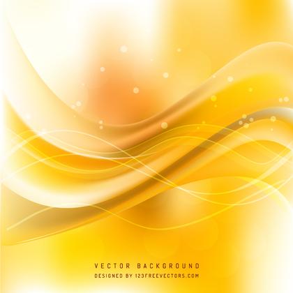 Yellow Wave Background Template