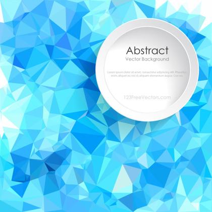 Sky Blue Abstract Polygonal Background Clip Art
