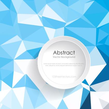 Sky Blue Geometric Polygon Background Image