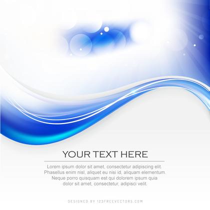 Abstract Cobalt Blue Background Design Template